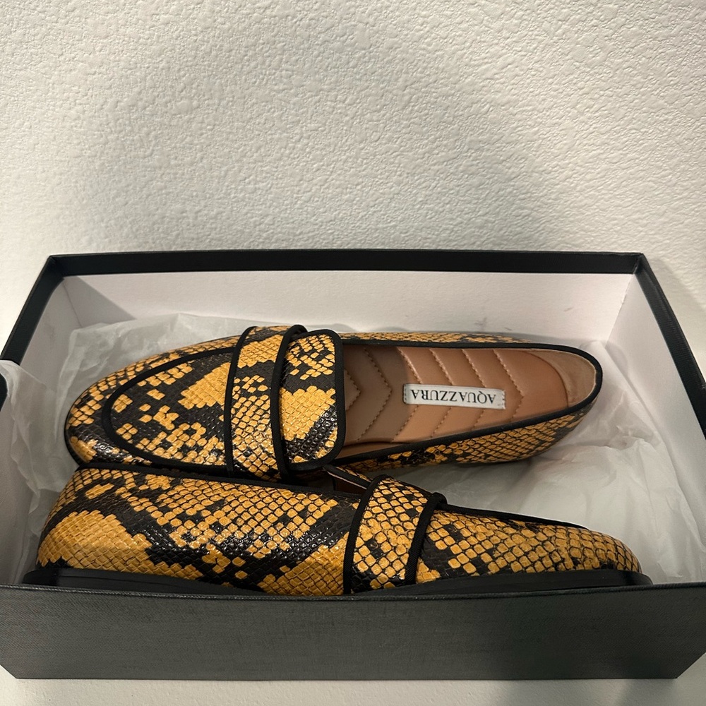 Aquazzura Martin Mocassin Loafers